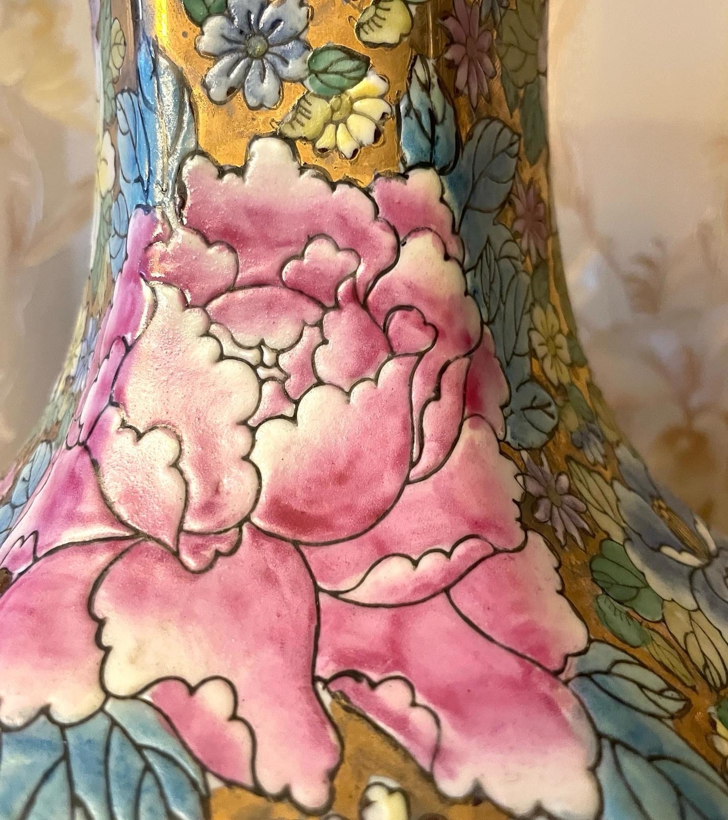 Інтерʼєрні вази у стилі Шинуазрі з ручним росписом - Зображення 3