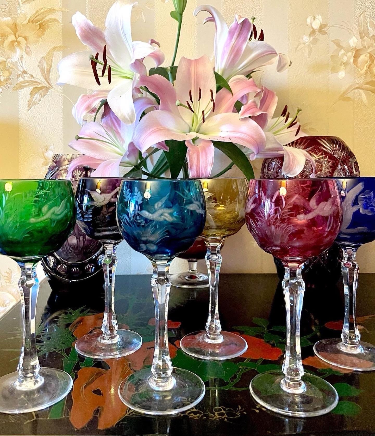 Купить бокалы для шампанского Moser Чехословакия 40–60-х годов