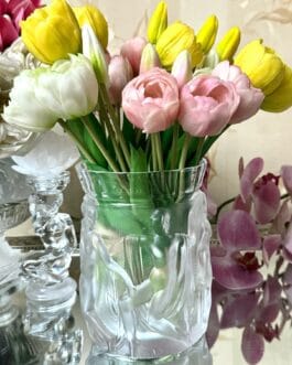 Ваза H. Hoffmann Ingrid, Чехия, Арт Деко, художественное стекло, коллекционная