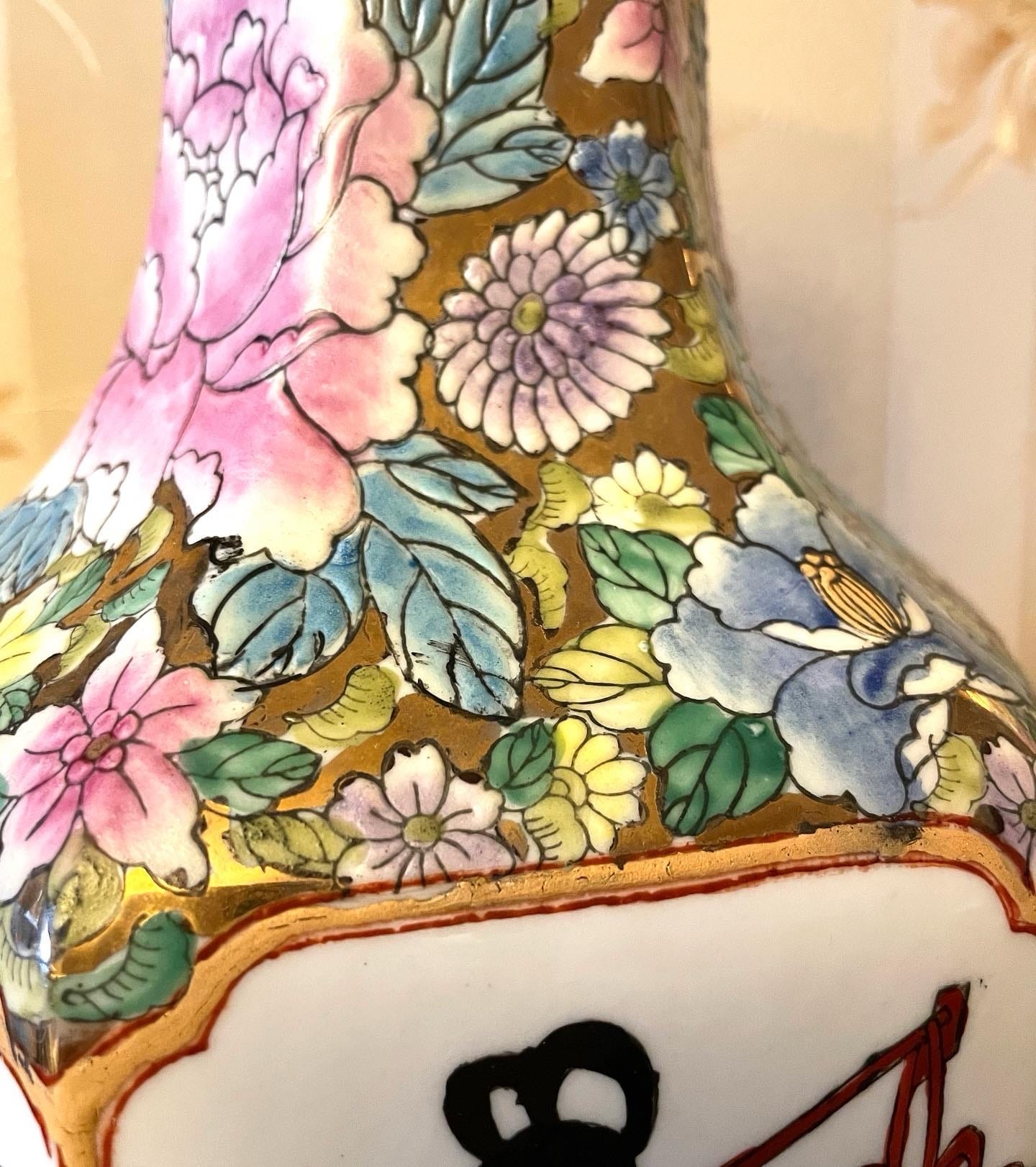 Інтерʼєрні вази у стилі Шинуазрі з ручним росписом - Зображення 4