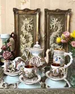 Сервиз Capodimonte Italy ручная роспись