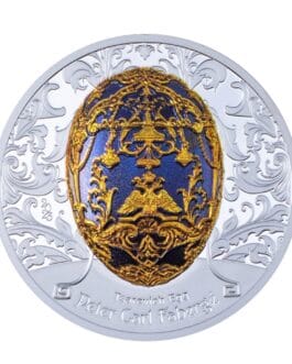 купить серебряную монету 2 oz Faberge Царевич