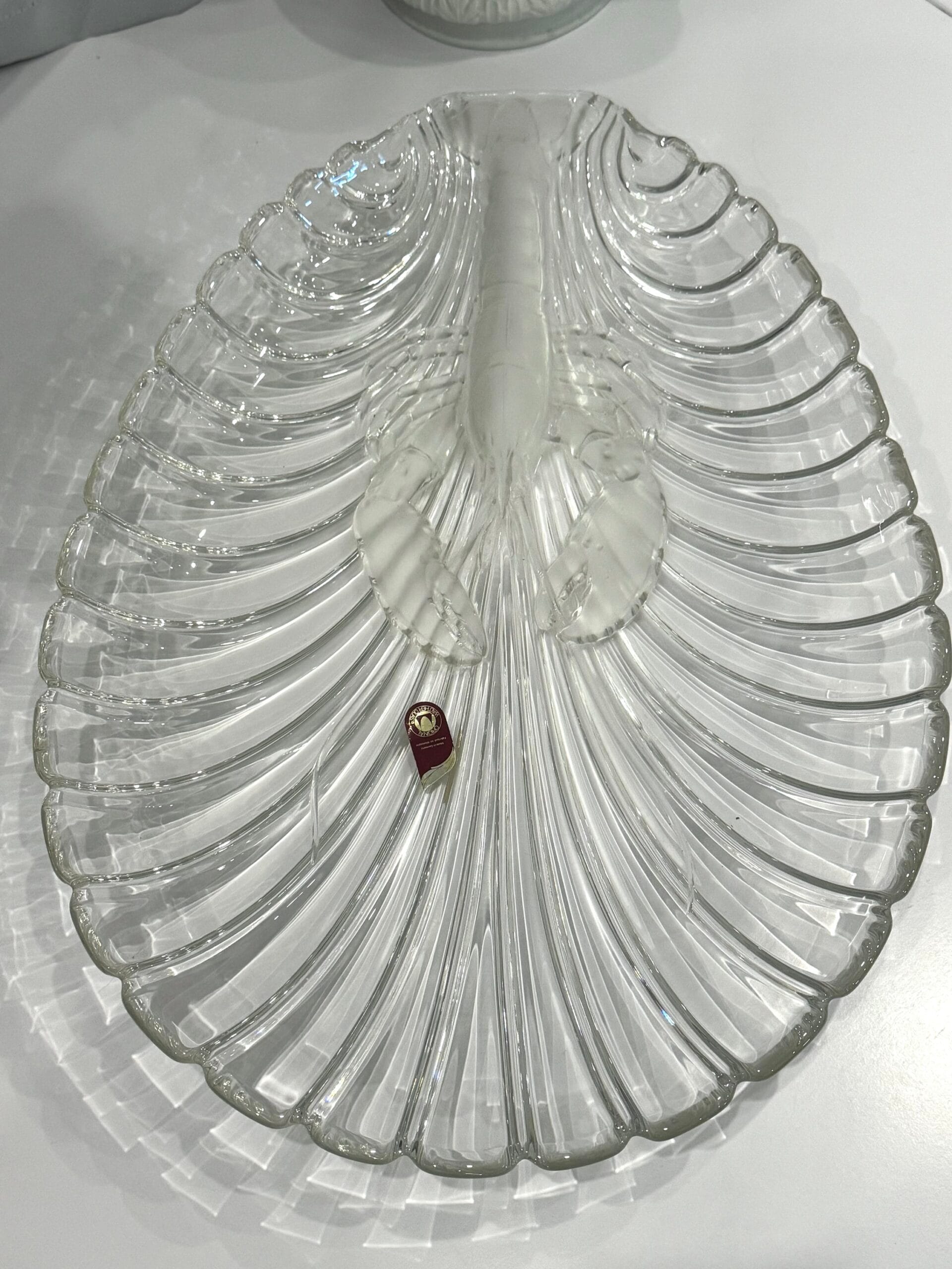 Вінтажне блюдо  кришталеве з омаром від  Walter glass Mikasa Germany