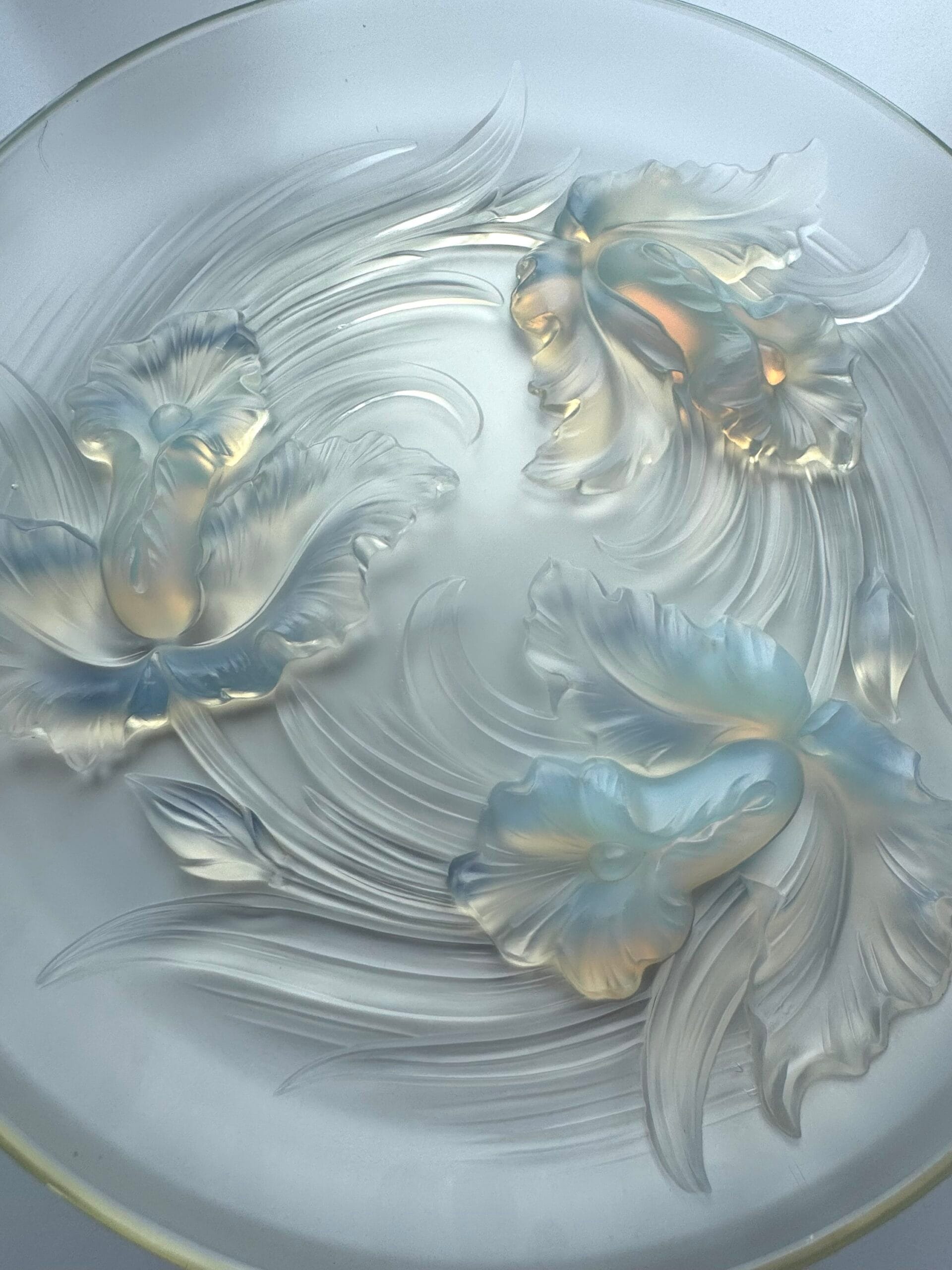 Вінтажна тарілка від Verlus "Orchidees" France 1934р.