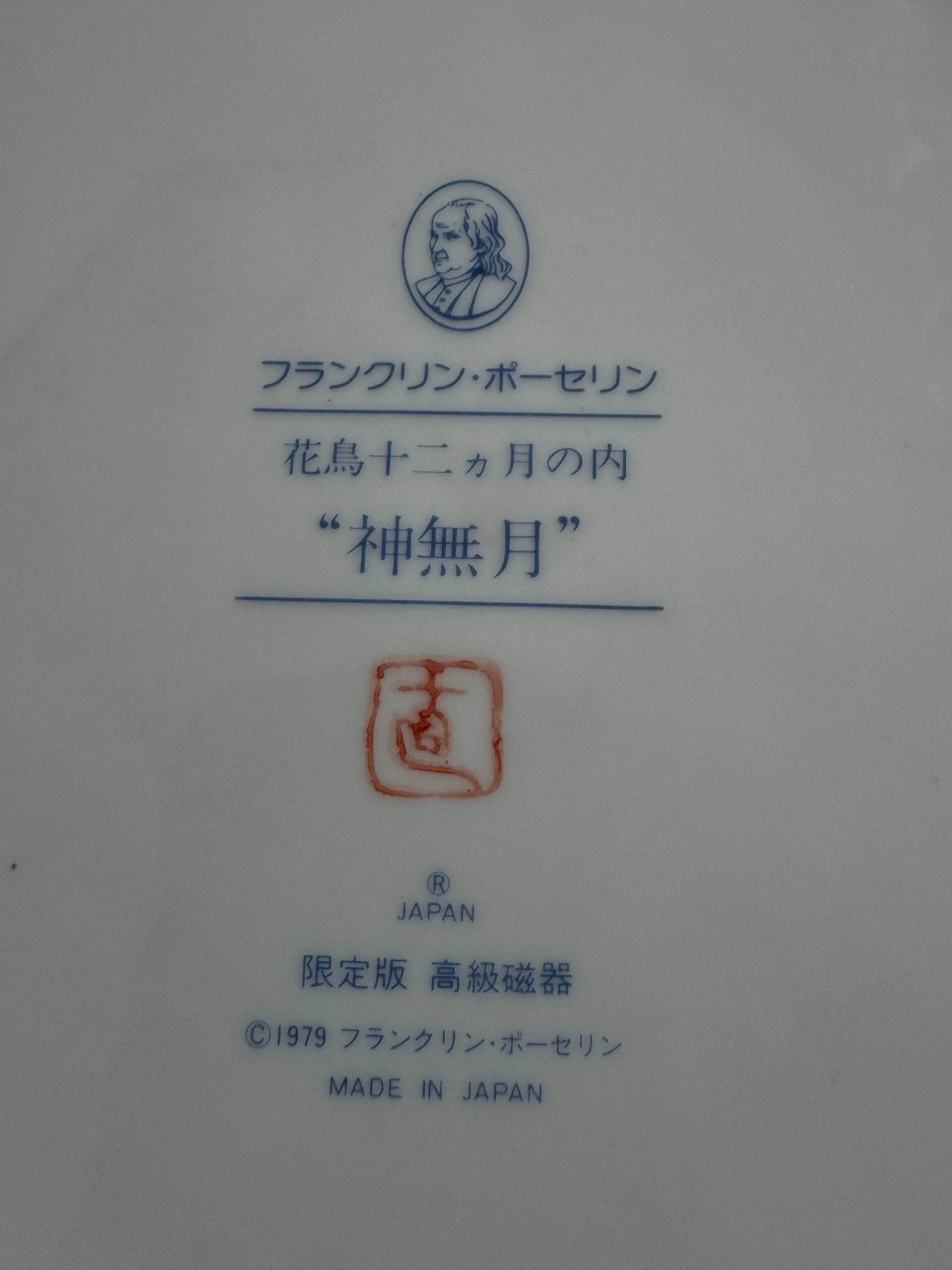 клеймо тарілки Mint