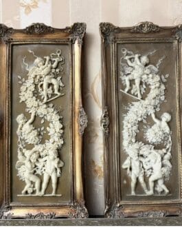 Купить панно «Путти» ручной работы во французском стиле