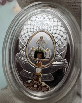Серебряная монета Faberge Воскресение 2017 1 oz, Ag 999, Ниуэ