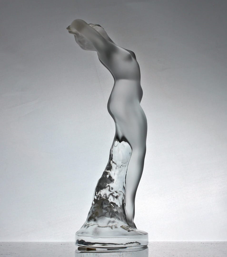 Вінтажна статуетка від Lalique France « Танцівниця» , висота 24 см , Номер моделі «11908» … 60-70 ті рр.