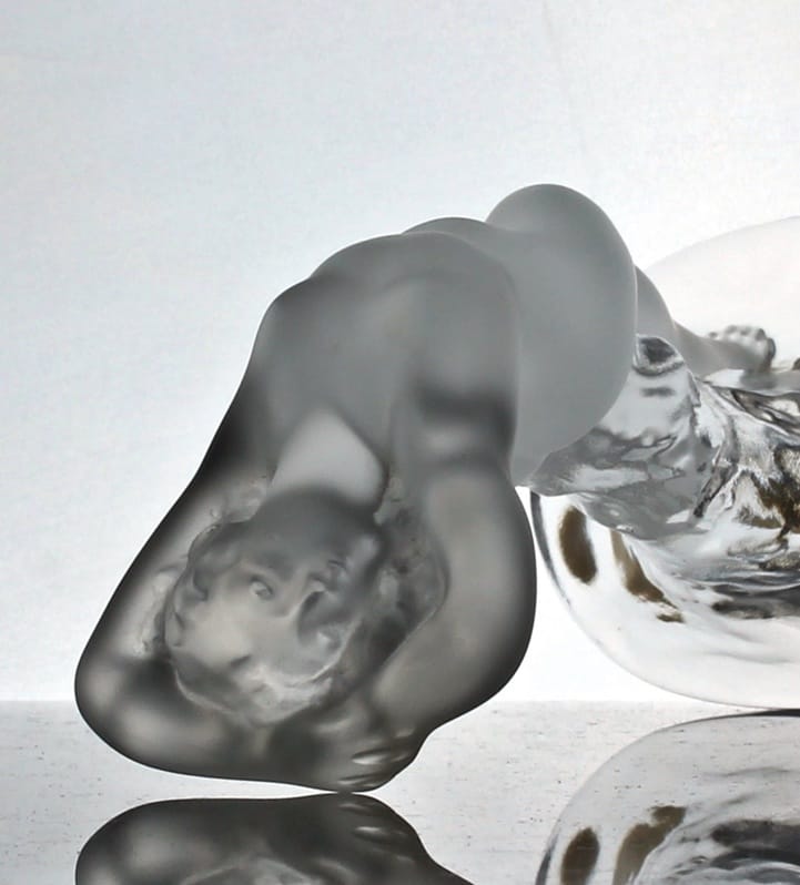 Вінтажна статуетка від Lalique France « Танцівниця» , висота 24 см , Номер моделі «11908» … 60-70 ті рр. - Зображення 3