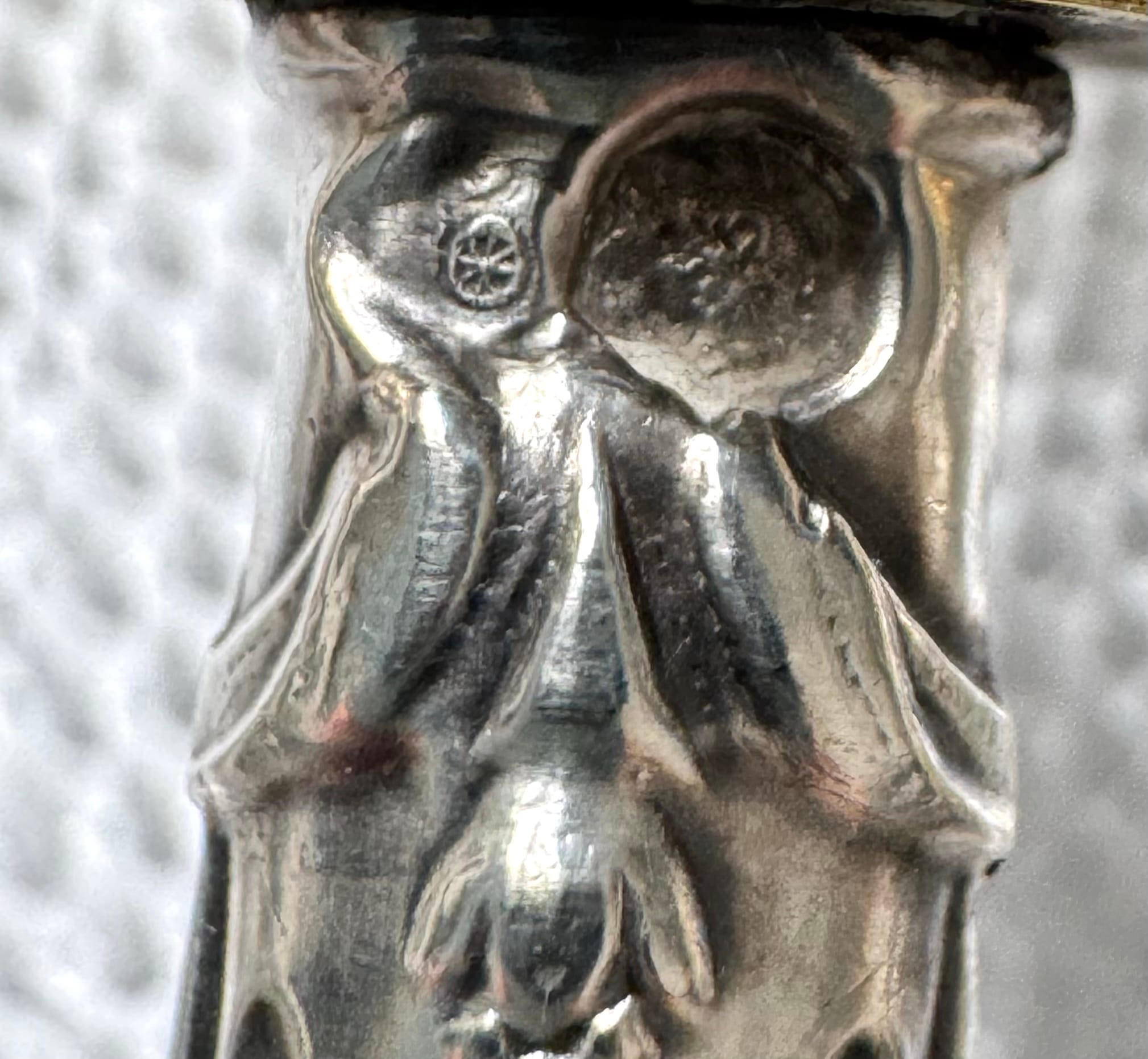 Антикварний срібний набір Франція кінець 19 віку - Зображення 9