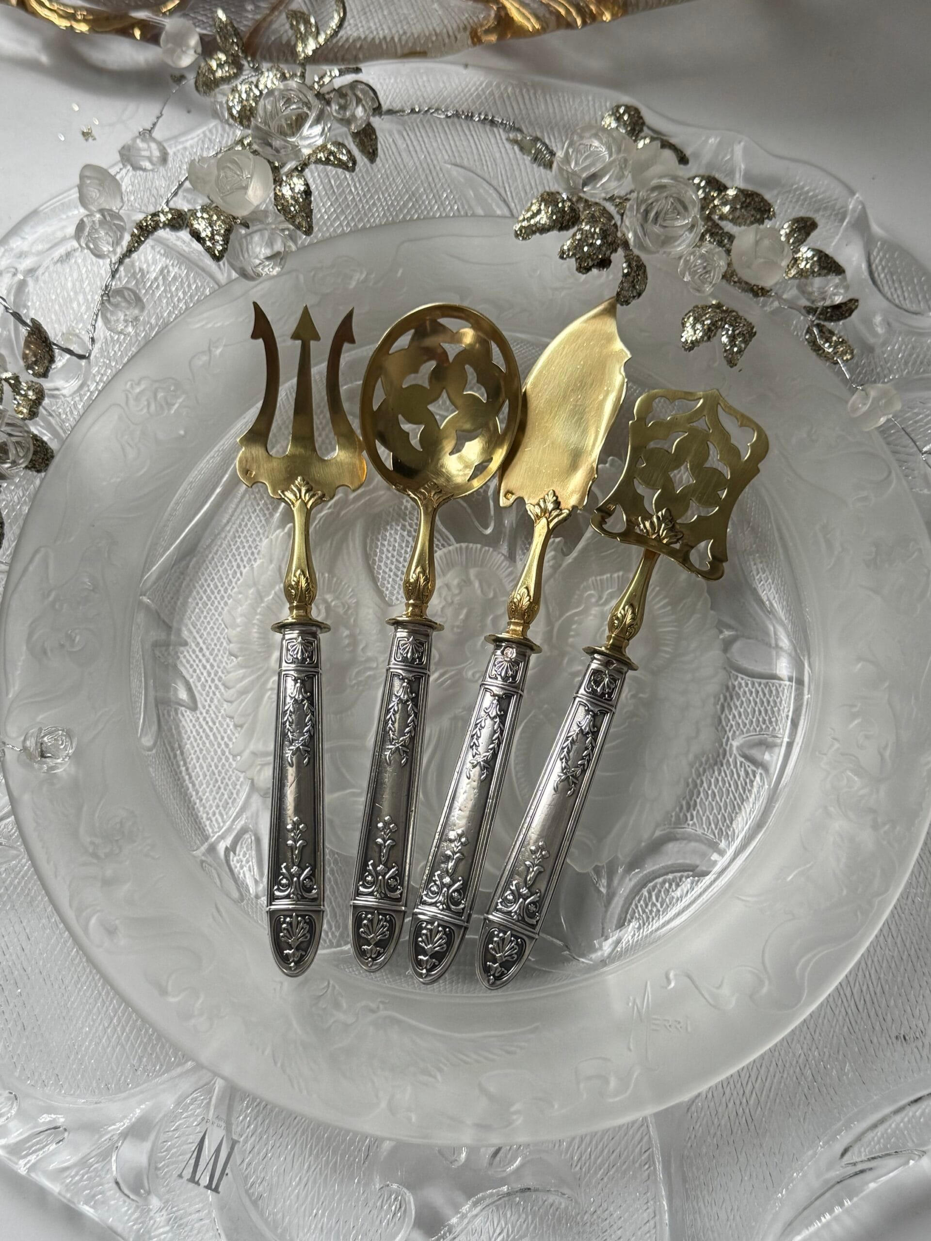 Антикварний набір для закусок Франція