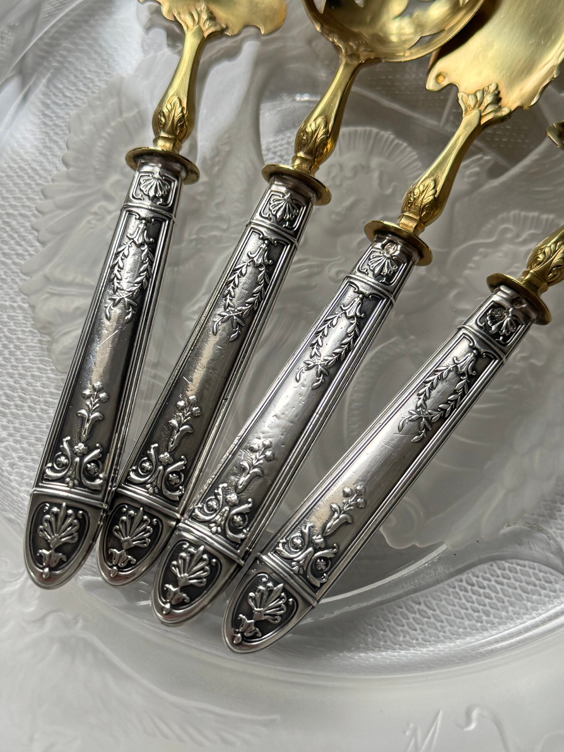 Антикварний набір для закусок Франція - Зображення 3