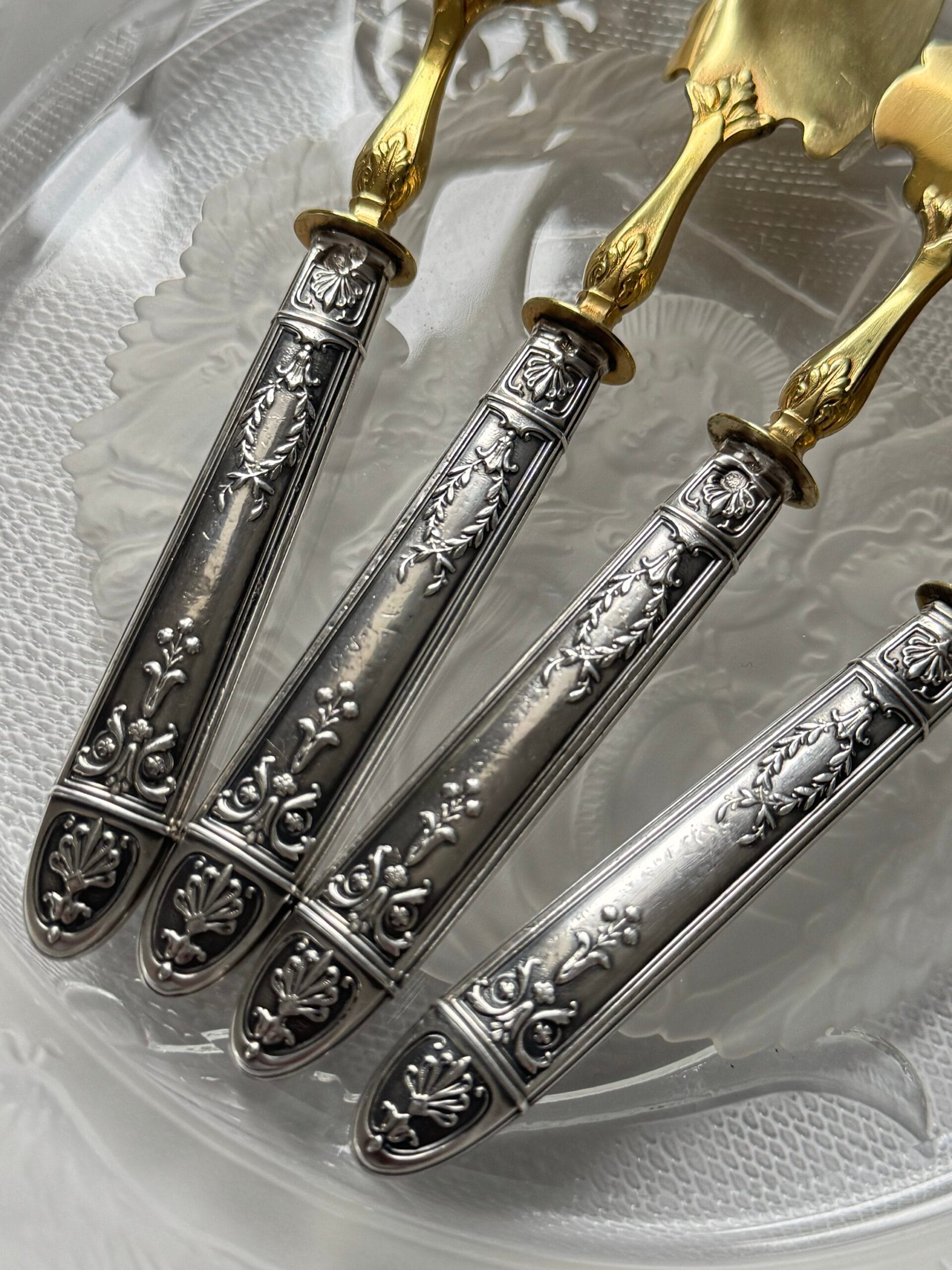 Антикварний набір для закусок Франція - Зображення 7