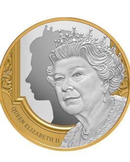 купить серебряную монету Елизавета II 2022