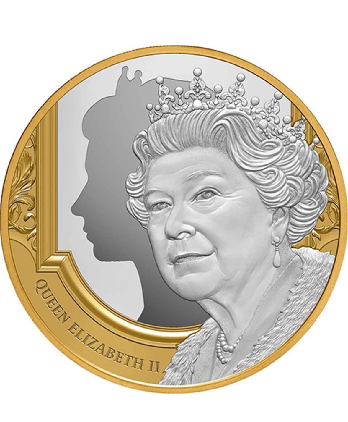 купить серебряную монету Елизавета II 2022