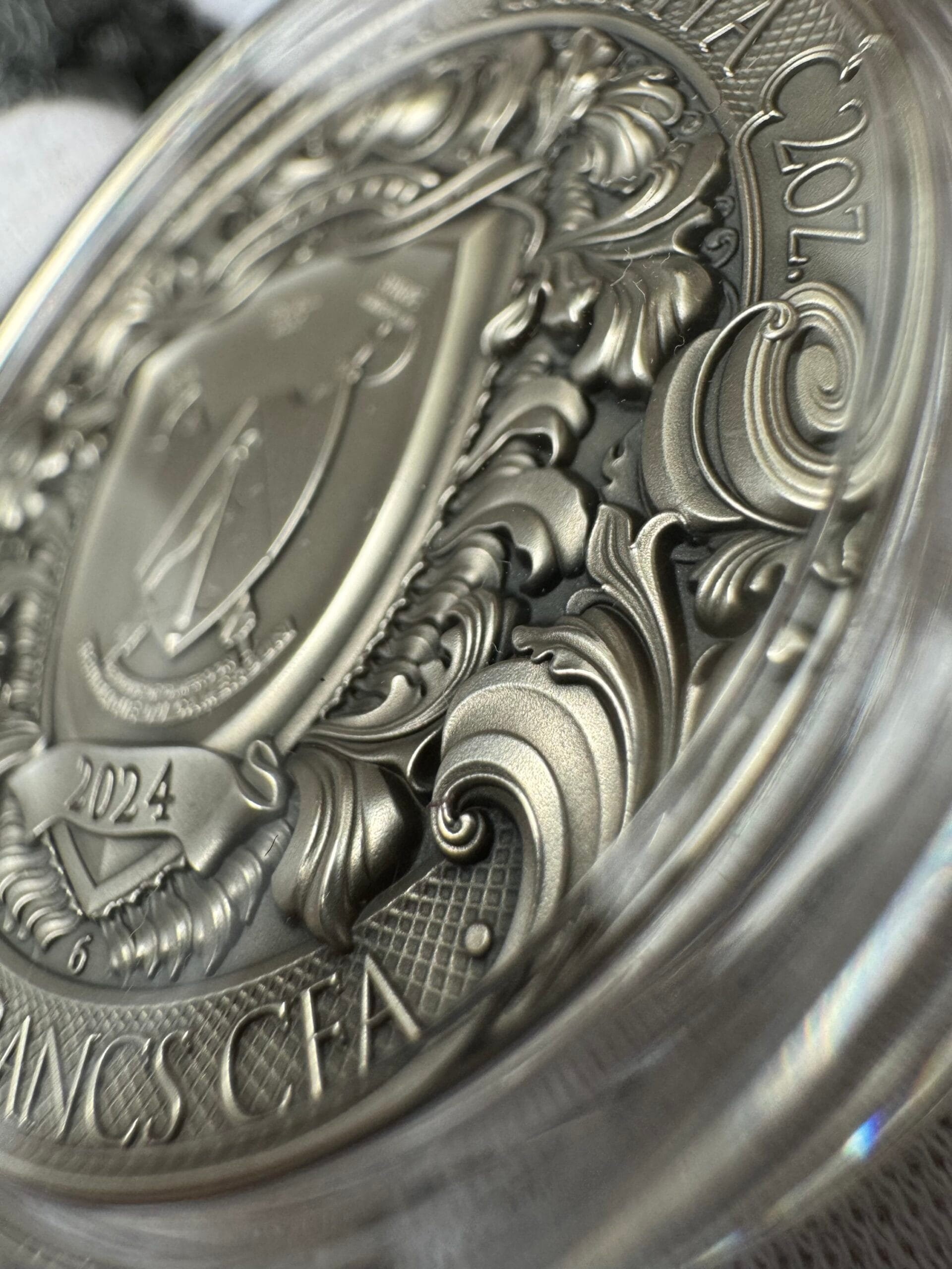 Колекційна срібна монета «Червона Калина» 2 унції T&S coin Cameroon, Vilnius, Lithuania( Латвія) 2024 , тираж 500 штук - Зображення 14