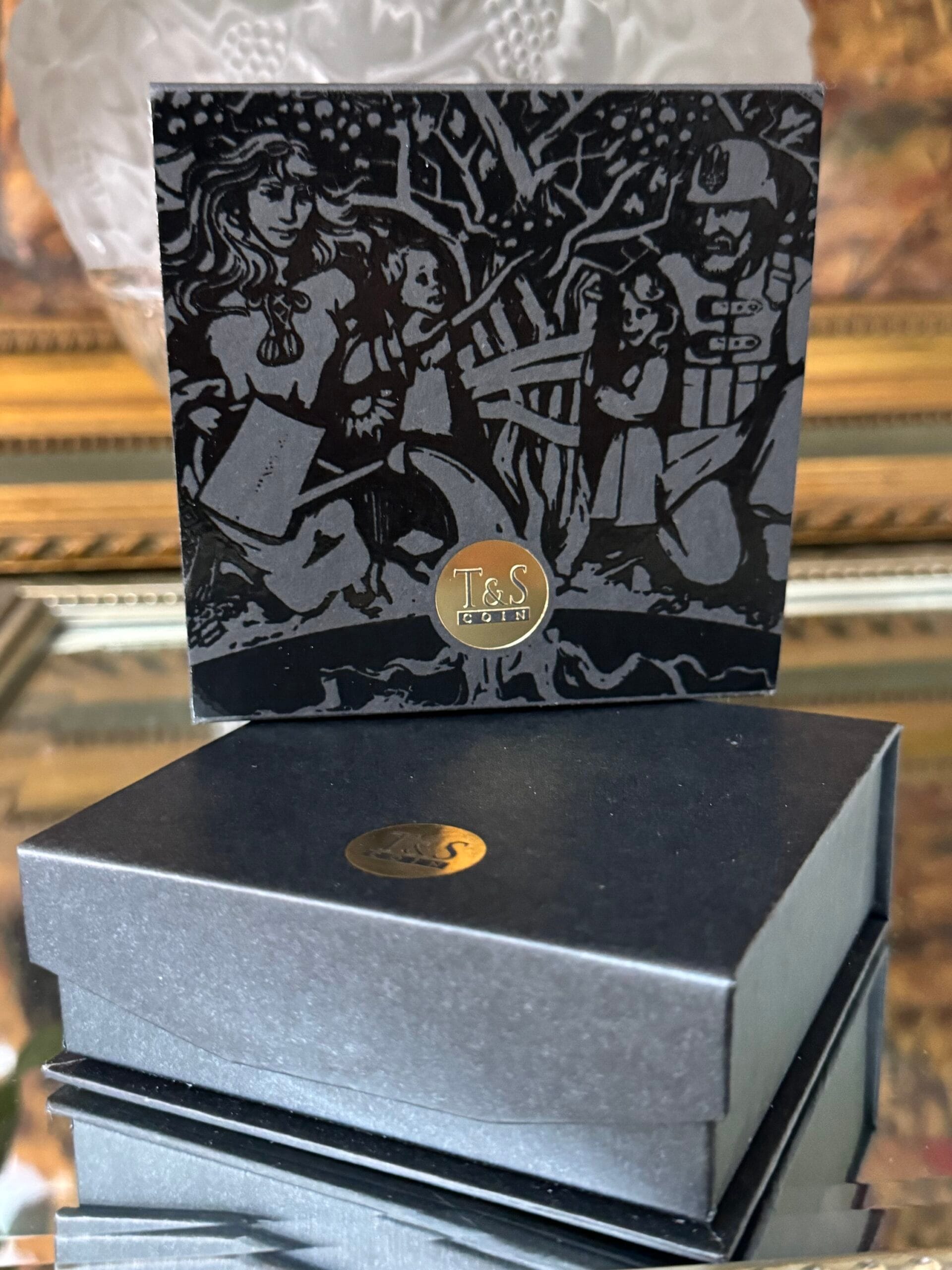 Колекційна срібна монета «Червона Калина» 2 унції T&S coin Cameroon, Vilnius, Lithuania( Латвія) 2024 , тираж 500 штук - Зображення 17