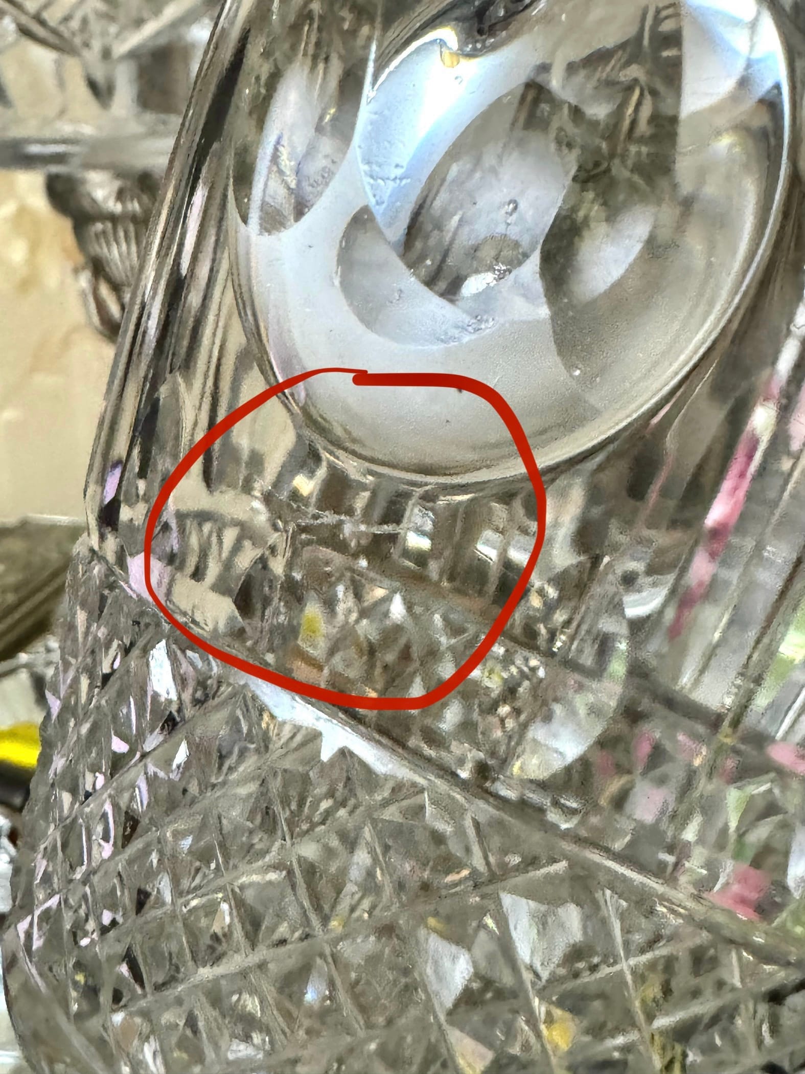 Антикварний графін Baccarat Tommy old pattern 1928 рік - Зображення 13