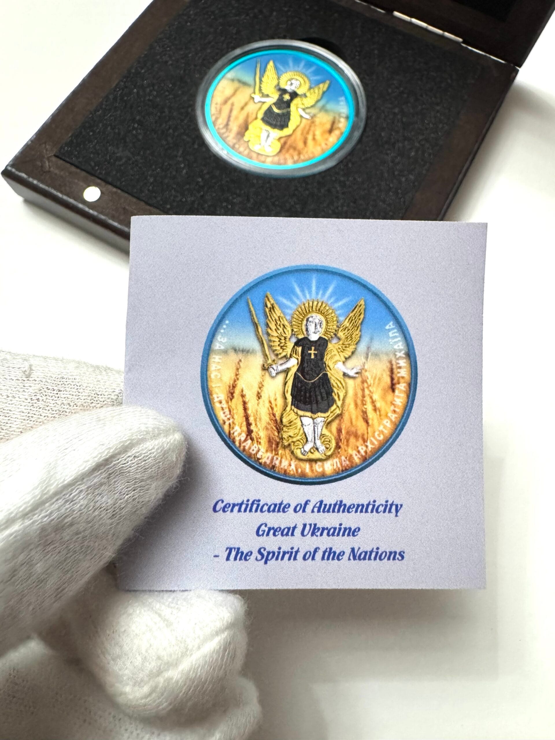 Колекційна срібна Монета Архангел Михаїл 2022 р 1 унція , тираж 200 шт - Зображення 9