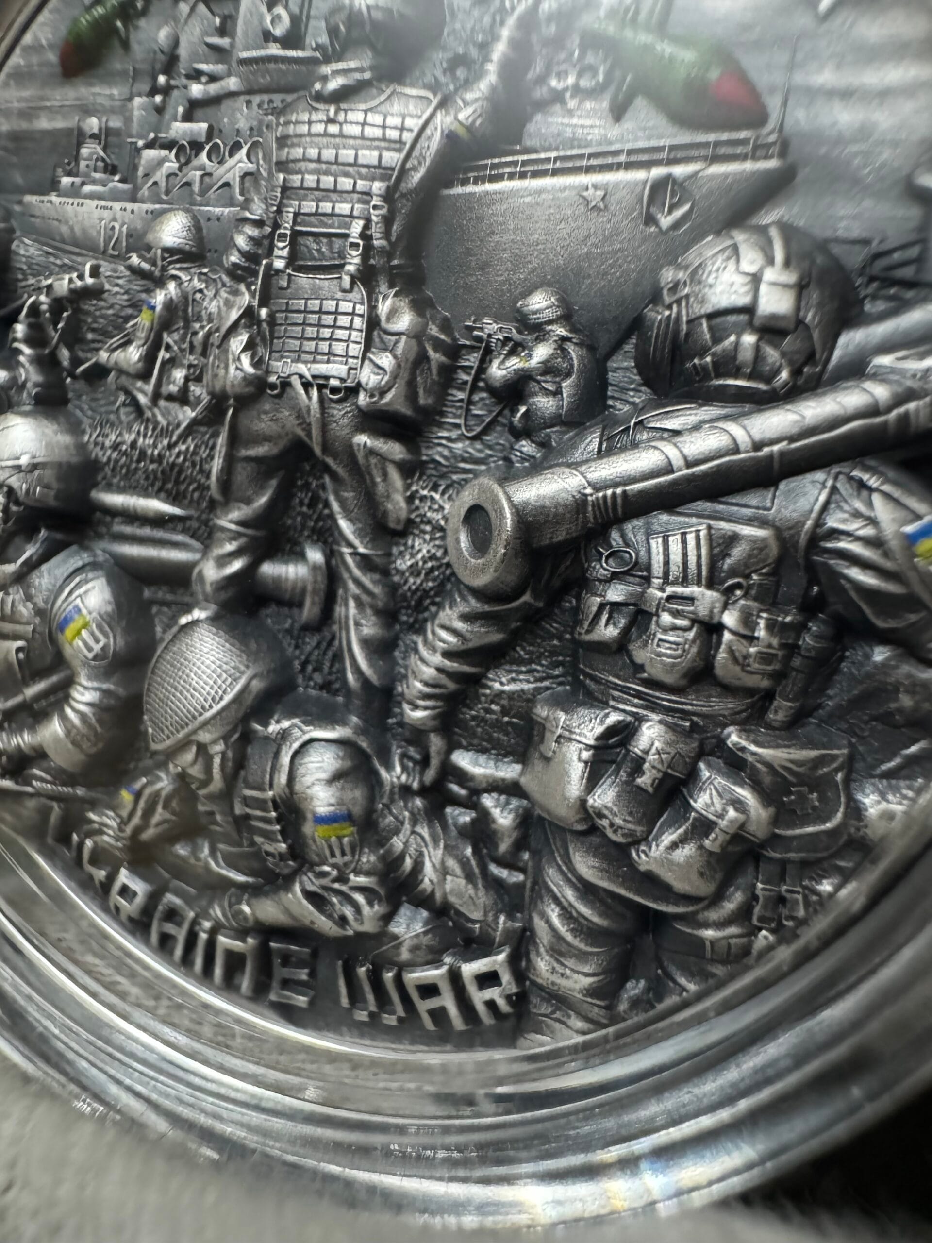 Колекційна срібна монета з УФ ефектом «Острів Зміїний» 2023 р. , Carpathiam mint , Cameroon , тираж 500 шт - Зображення 12