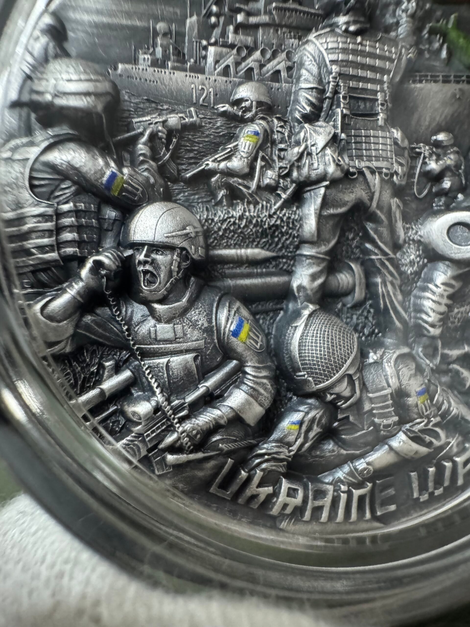 Колекційна срібна монета з УФ ефектом «Острів Зміїний» 2023 р. , Carpathiam mint , Cameroon , тираж 500 шт - Зображення 13