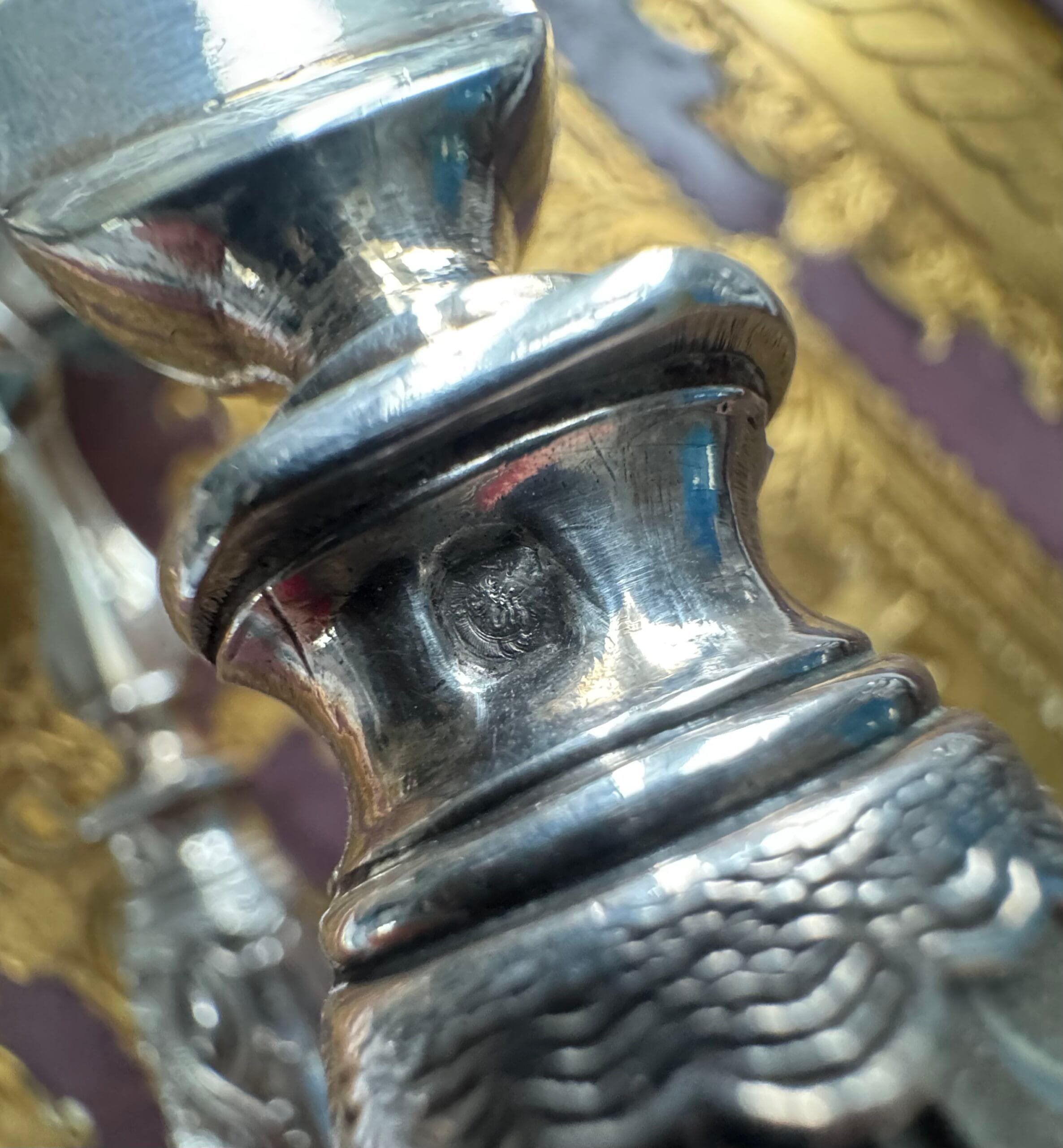 Антикварні срібні прибори для риби - Зображення 10