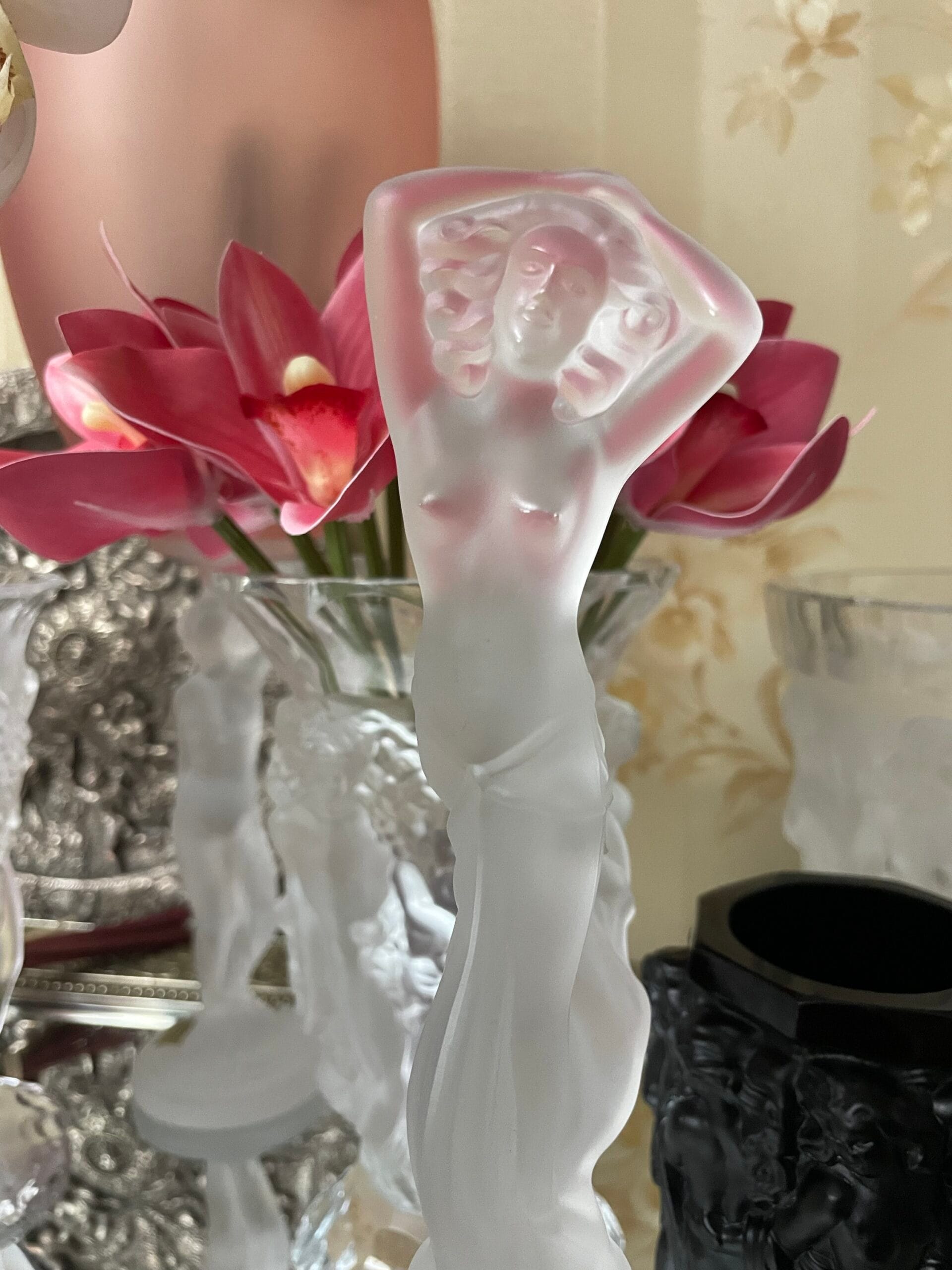 Графін/флакон « танцівниця» від H. Hoffman Art Deco 1930-40 рр. , обʼєм 300 мл - Зображення 6