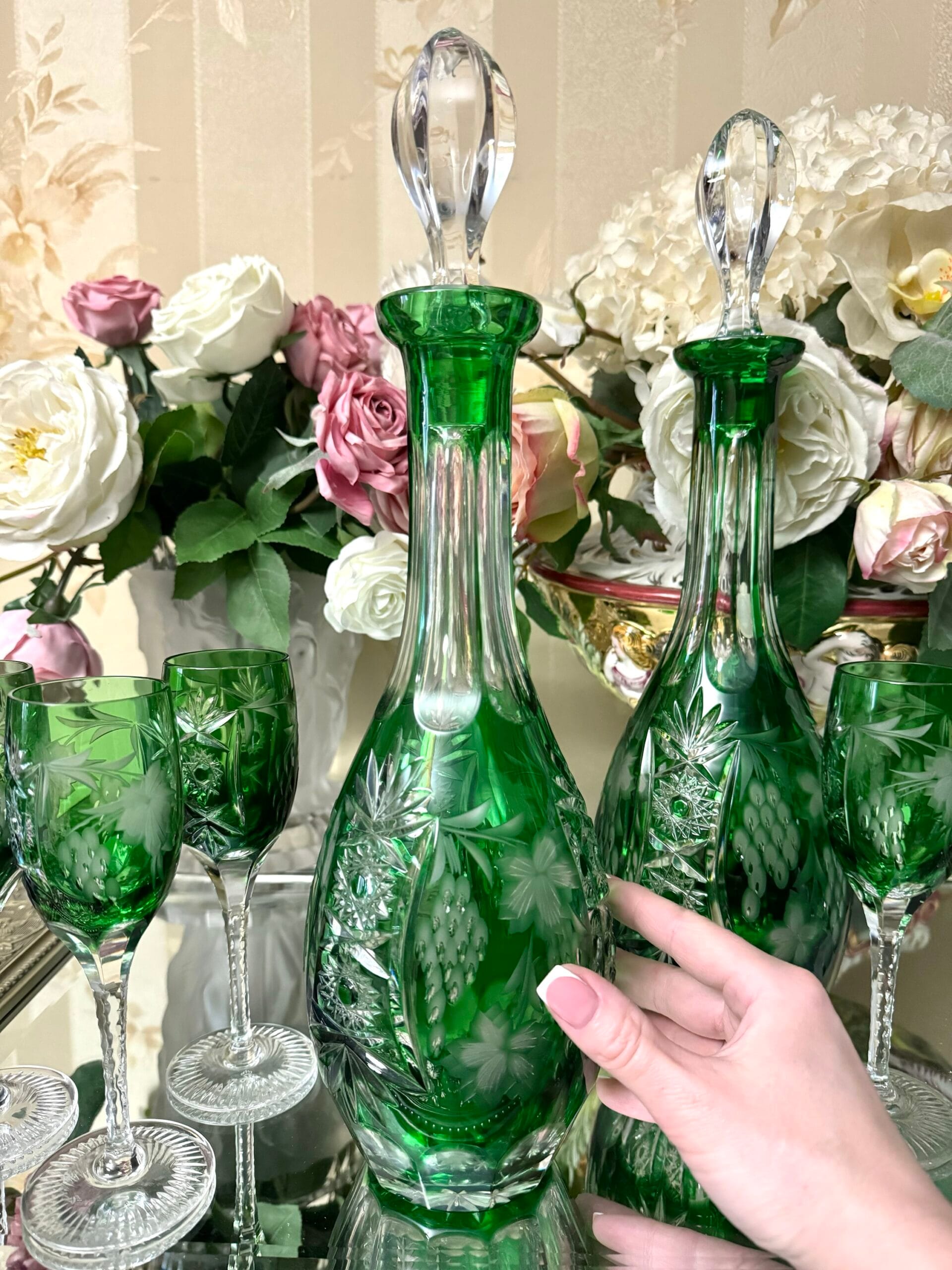 Nachtmann келихи просеко/вино 6 шт + графін ( колір на вибір) - Зображення 9