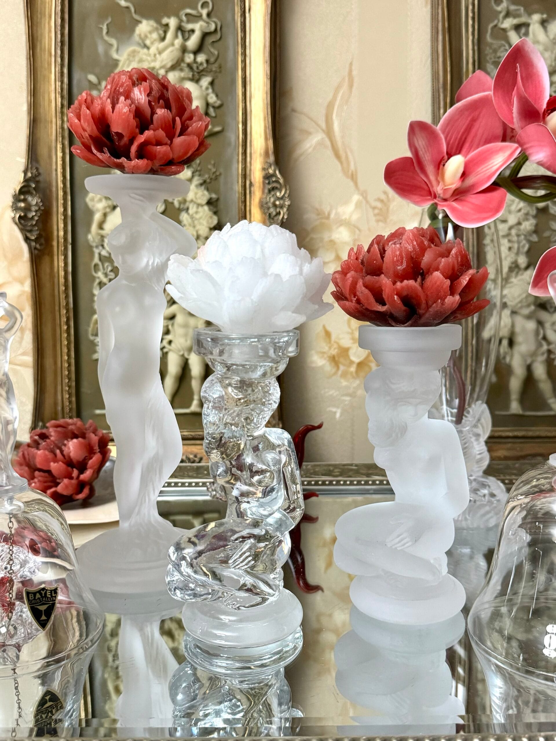 Кришталеві підсвічники « ГХЗ» Гусевський кришталевий завод