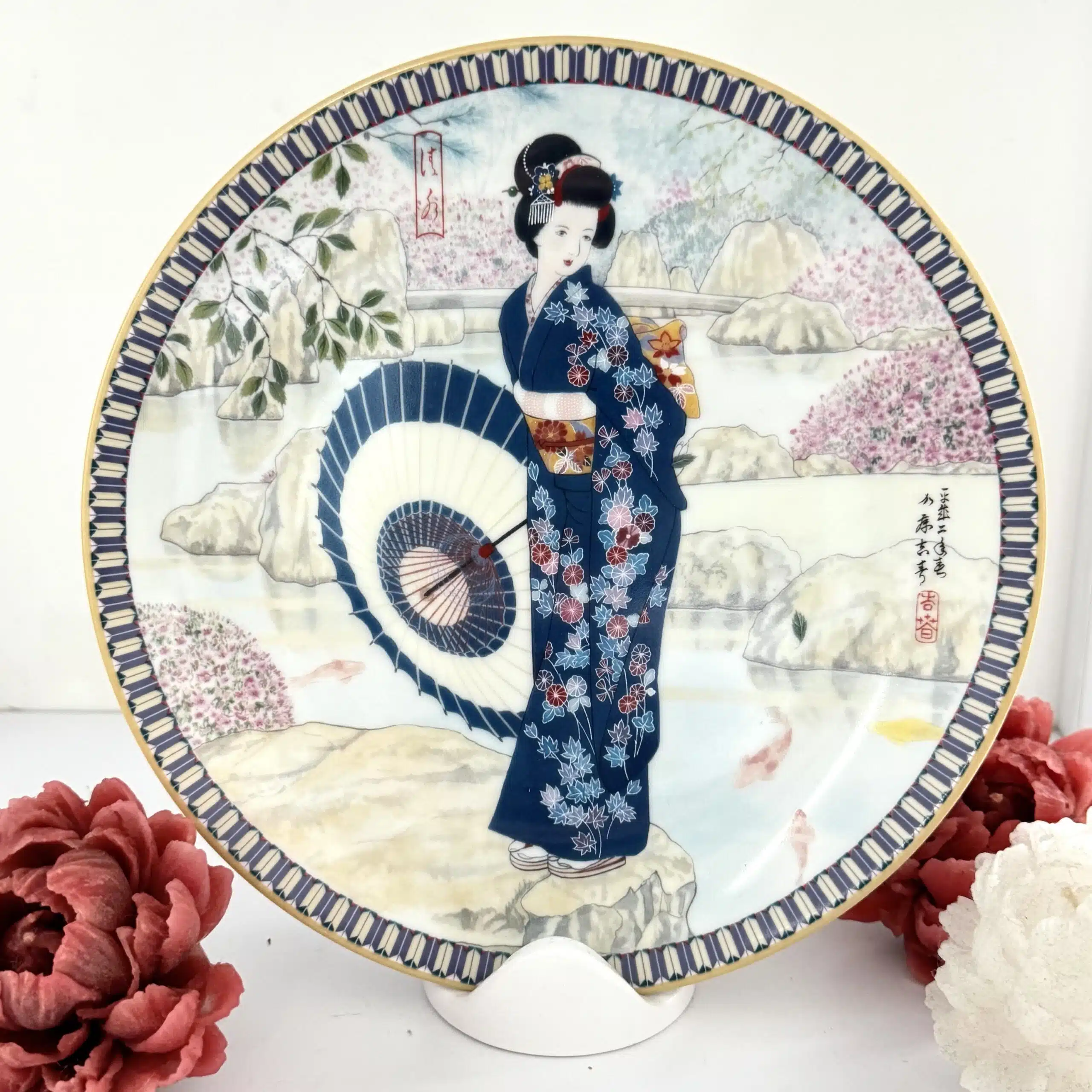 Японські атмосферні декоративні тарілки