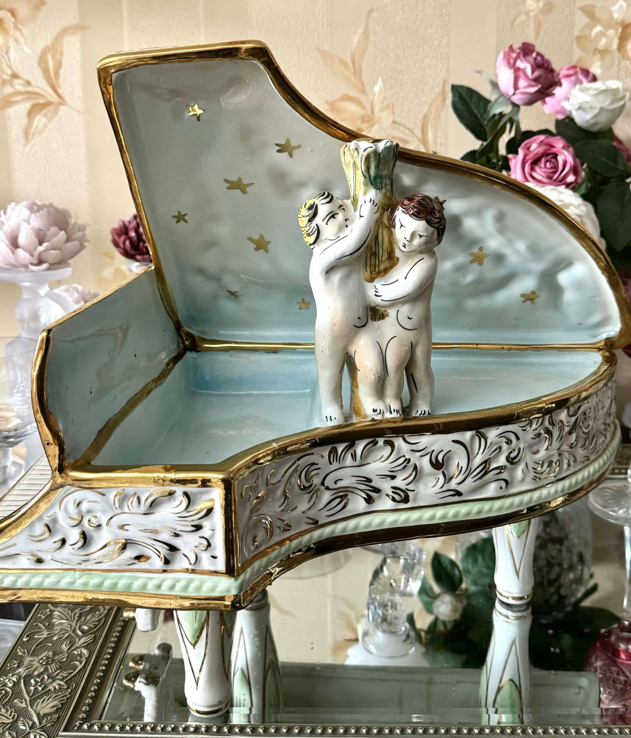 Унікальний вантажний рдкісрий рояль /статуетка від Capodimonte Italy - Зображення 10