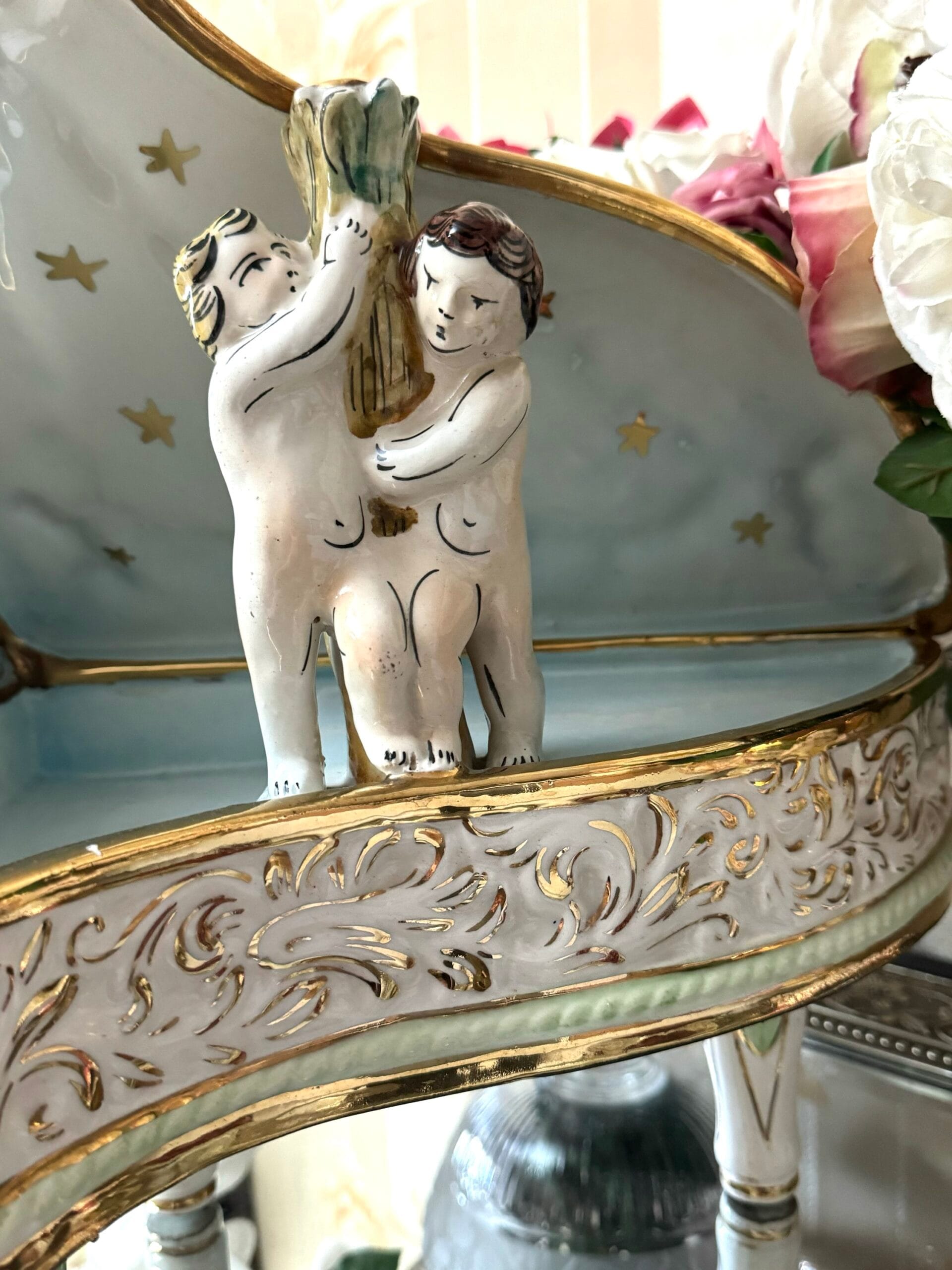 Унікальний вантажний рдкісрий рояль /статуетка від Capodimonte Italy - Зображення 6