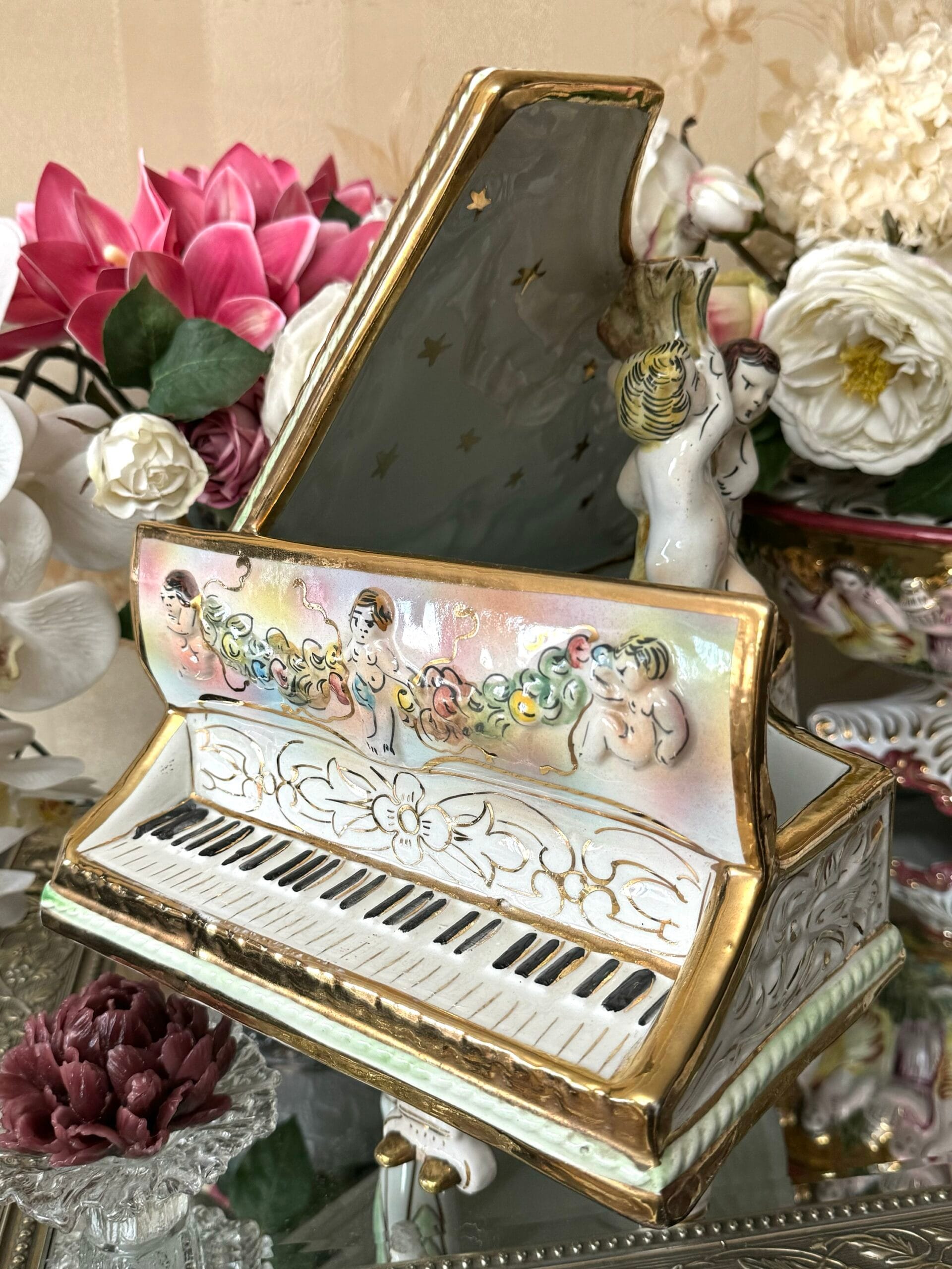 Унікальний вантажний рдкісрий рояль /статуетка від Capodimonte Italy - Зображення 8