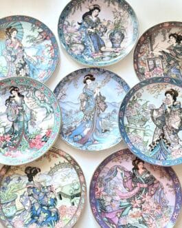 Колекційна серія декоративних тарілок в японському стилі від Royal Doulton - Princess of the Iris, створених для Franklin Mint