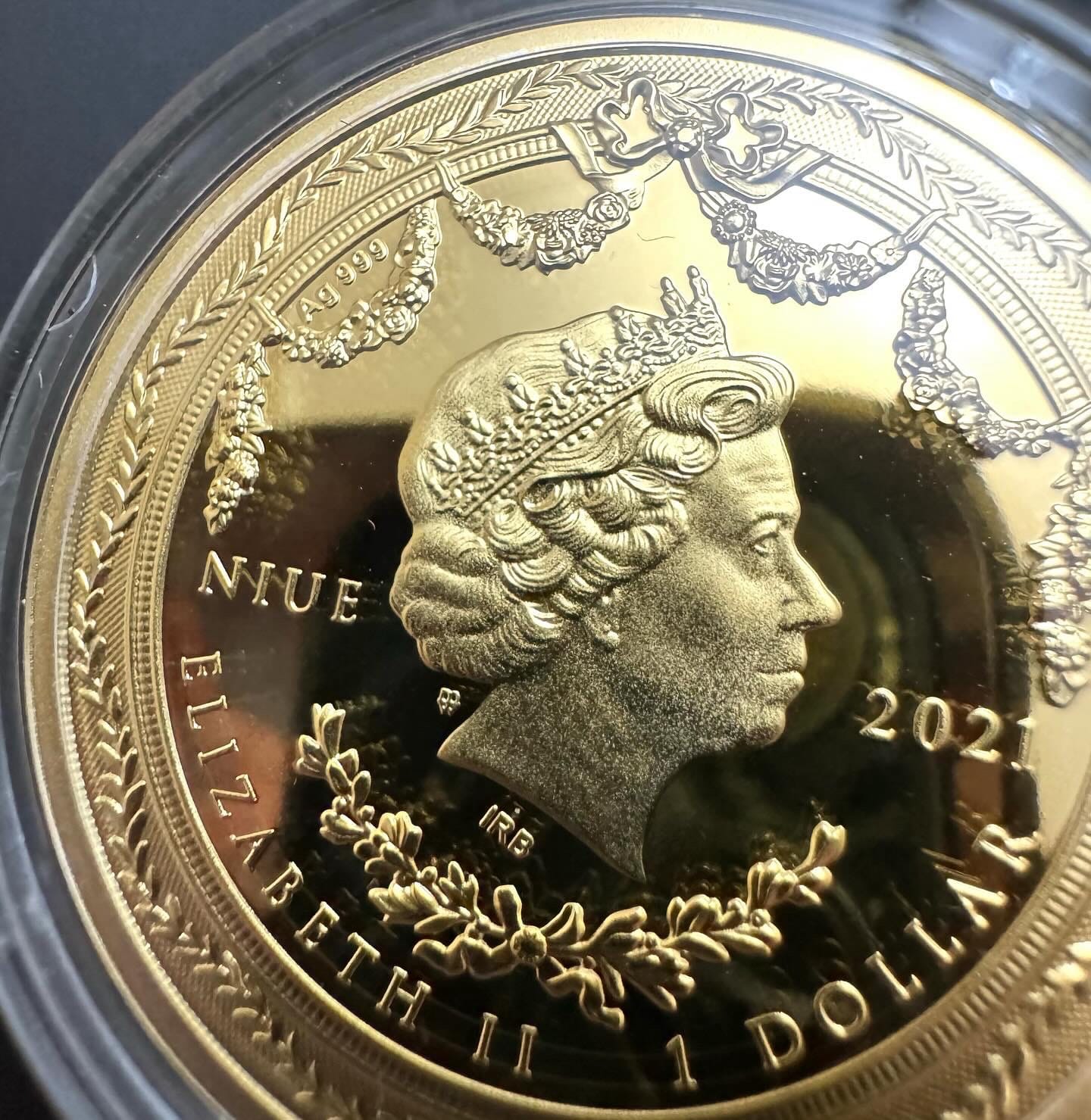 Колекційна срібна монета - новий випуск у серії мистецтво "Faberge" - Зображення 12