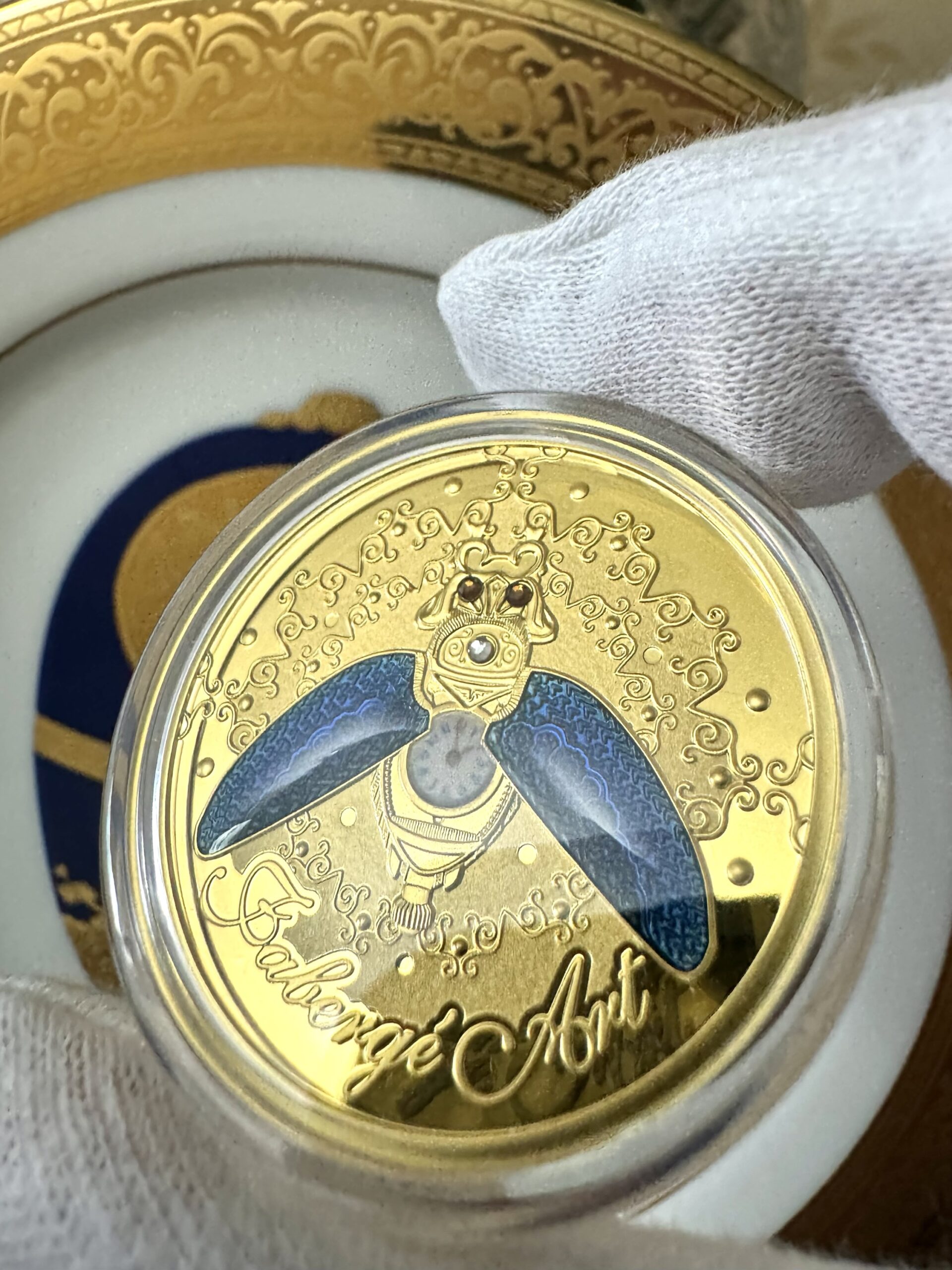 Колекційна срібна монета - новий випуск у серії мистецтво "Faberge" - Зображення 10