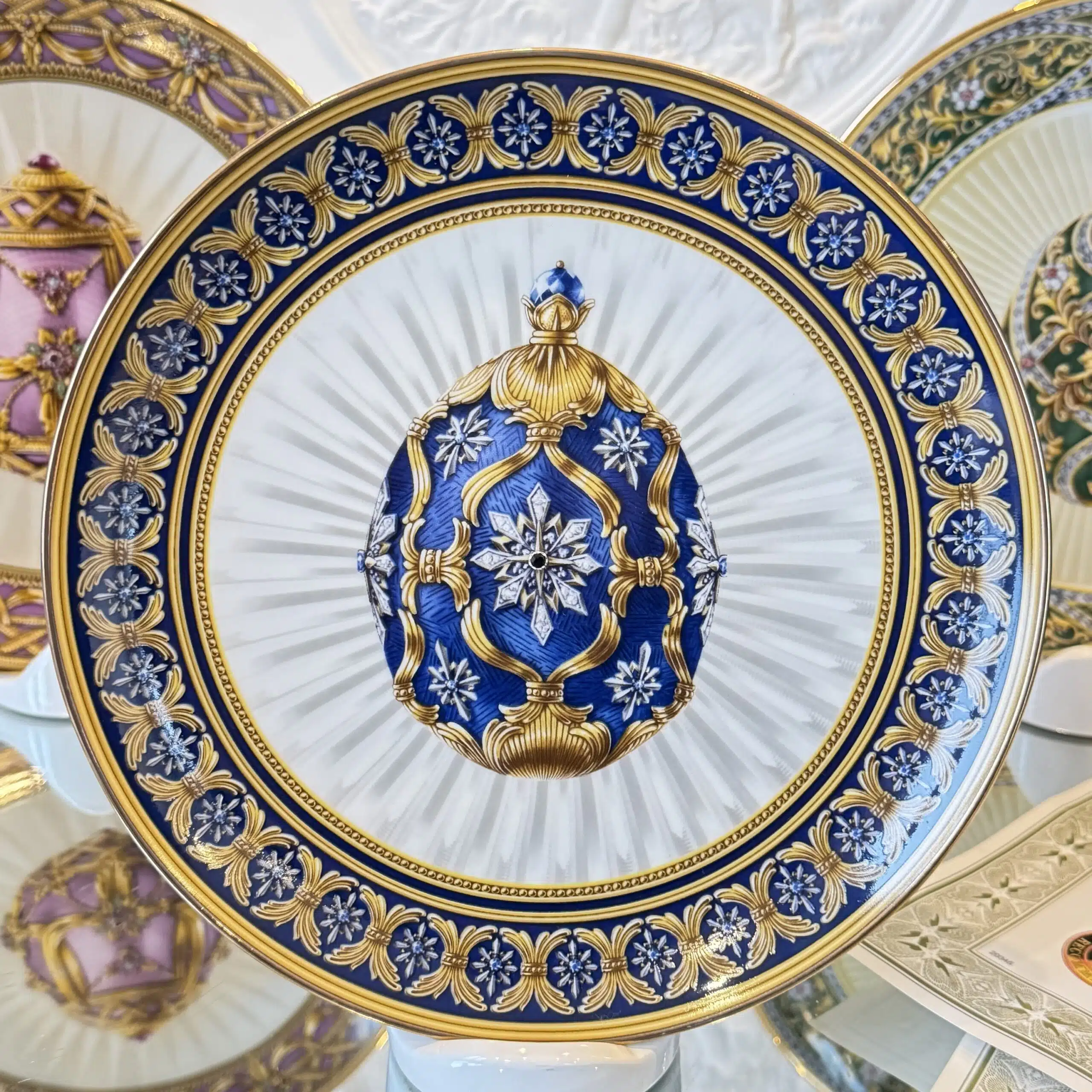 Колекційні декоративні тарілки від Franklin Mint House of Faberge - Garden of Jewels Imperial Egg