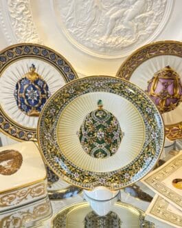 Колекційні декоративні тарілки від Franklin Mint House of Faberge - Garden of Jewels Imperial Egg